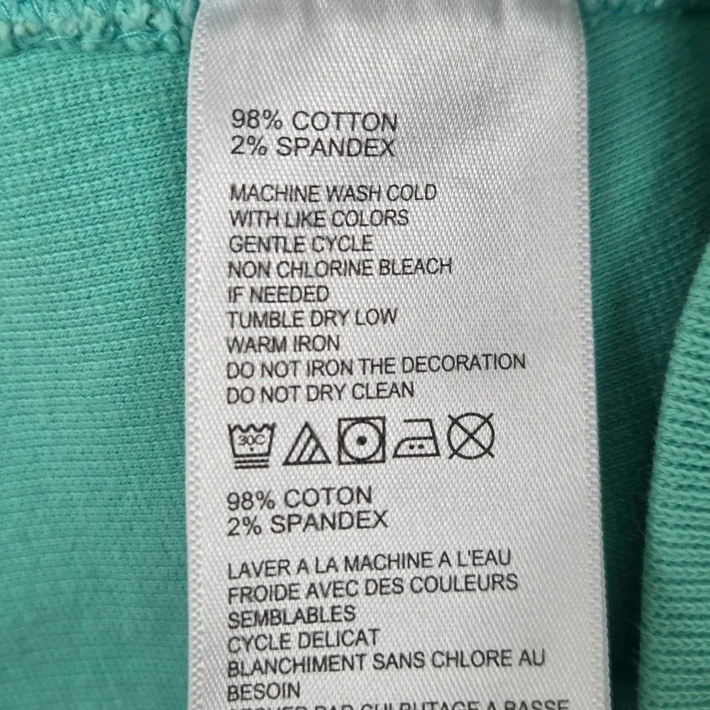 Tommy Bahama Mens XL Teal Quarter Zip Ribbed‎ Pullover Sweater Cotton Blend
